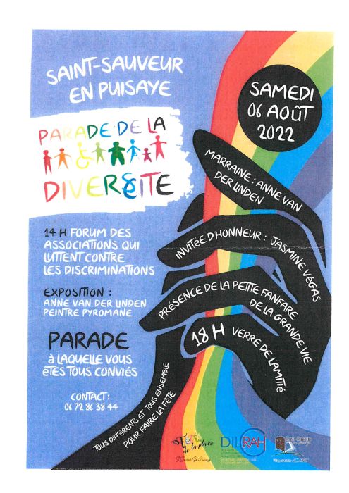 Parade de la diversité - Saint Sauveur en Puisaye 06 Août 2022