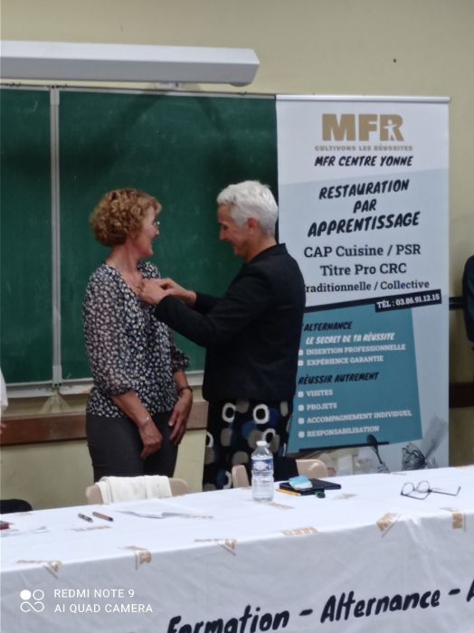 MFR de Villevallier - Remise des Médailles de l'Ordre National du Mérite Agricole