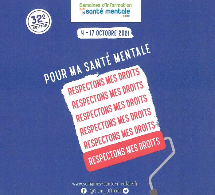 32ème édition des Semaines d'Information sur la Santé Mentale - 04 au 17 Octobre 2021