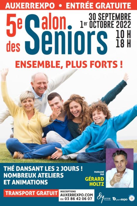 Salon des Séniors - 30 Septembre & 1er Octobre 2022 à Auxerrexpo