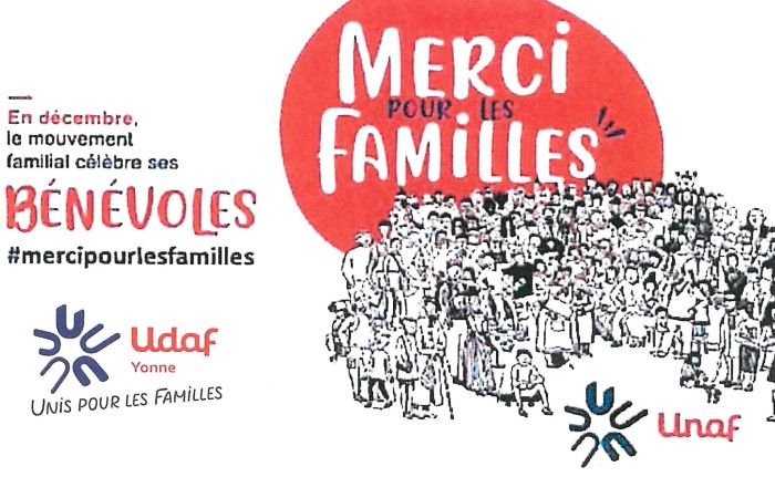 Journée mondiale du bénévolat : A tous les bénévoles le mouvement familial dit : "#Merci pour les familles"